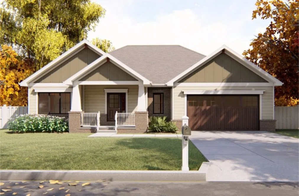 Full Rendering for House Plan #701961