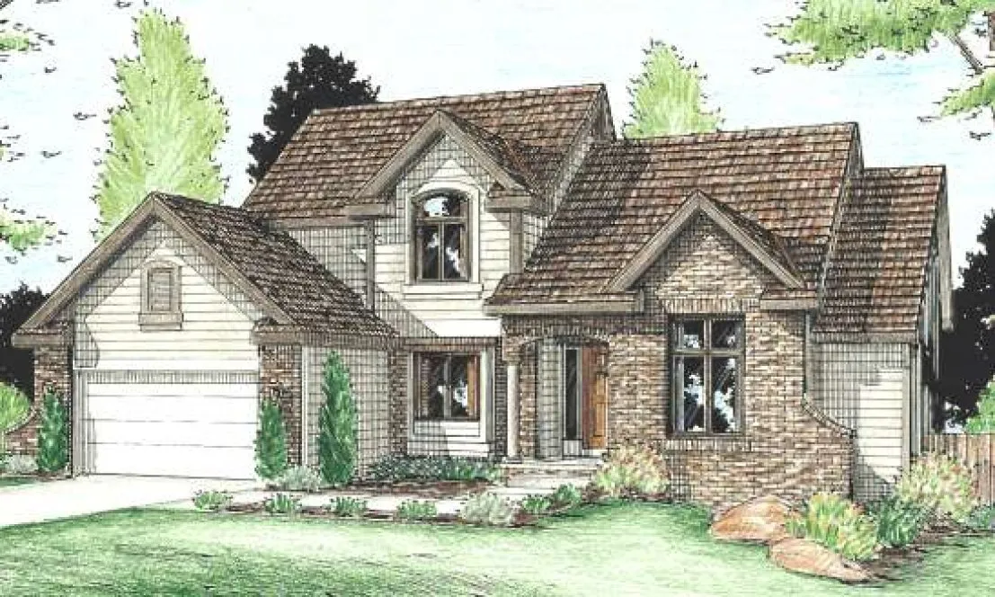 Full Rendering for House Plan #152408