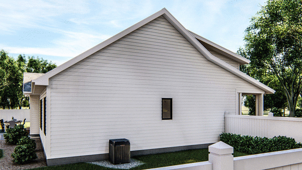 Left Elevation for House Plan #701071