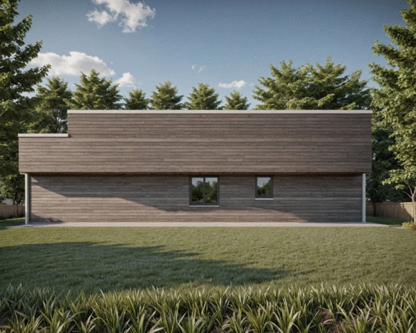 Right Elevation for House Plan #800421