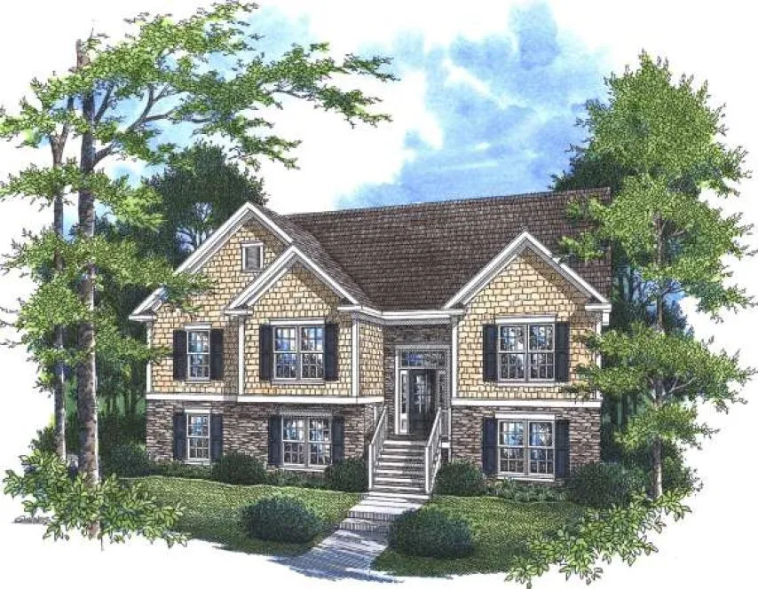 Full Rendering for House Plan #120561