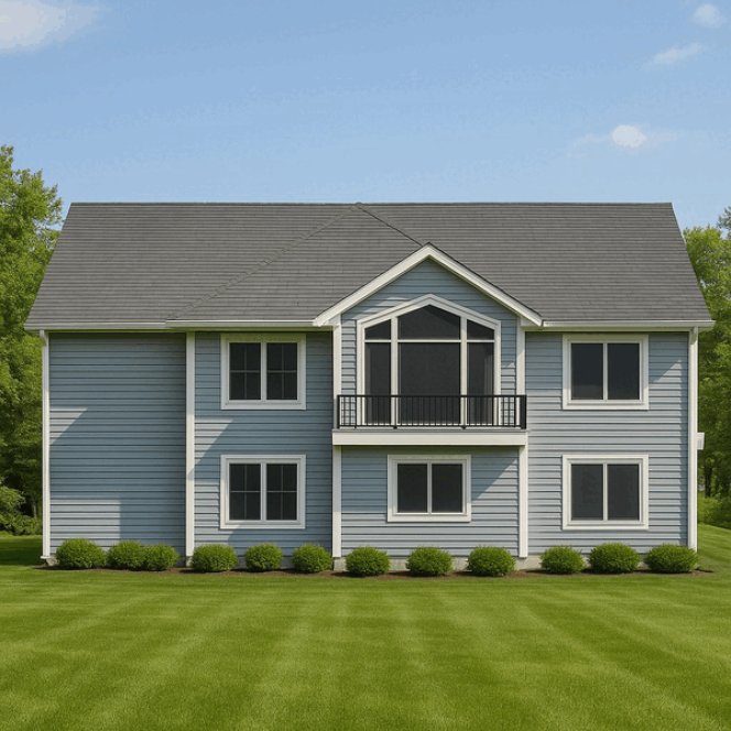 Rear Elevation for House Plan #804681