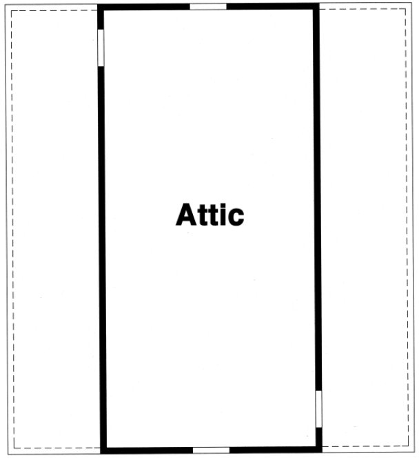 Attic Plan for House Plan #120010