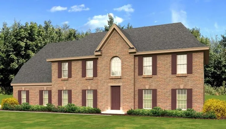 Full Rendering for House Plan #496503