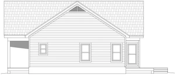 Right Elevation for House Plan #693721