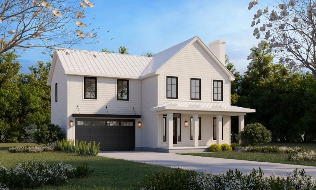 Full Rendering for House Plan #156281