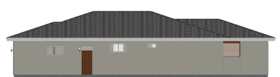 Right Elevation for House Plan #195454