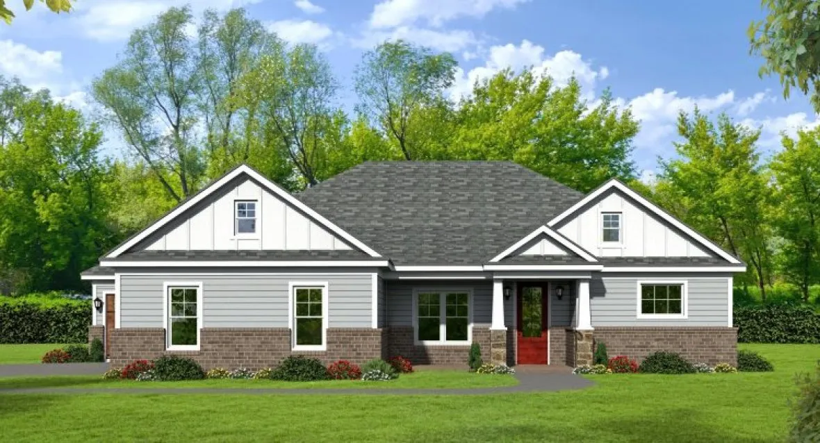 Full Rendering for House Plan #690902