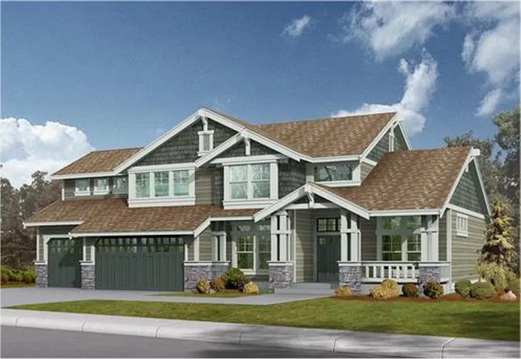 Full Rendering for House Plan #330292