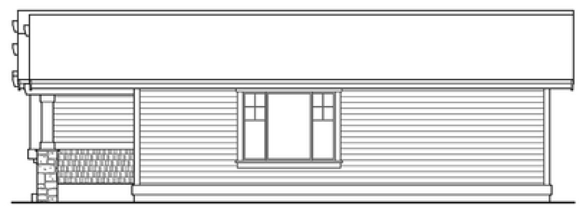 Right Elevation for House Plan #332551