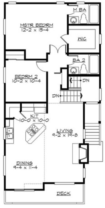 Main Floor Plan for House Plan #335061