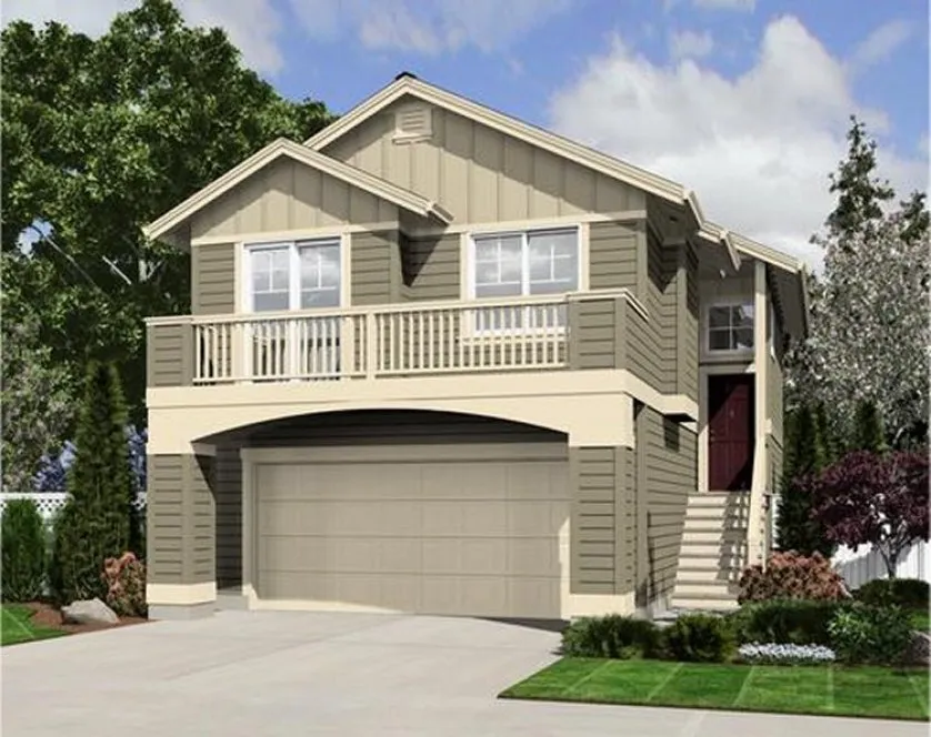 Full Rendering for House Plan #335061