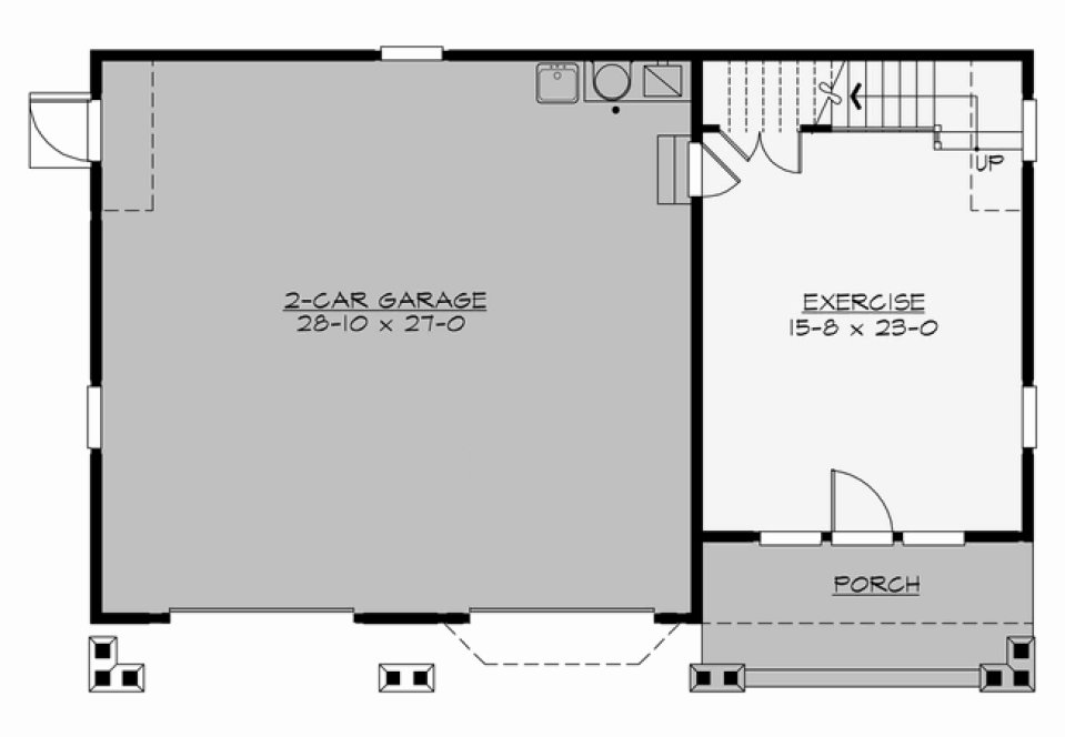 Main Floor Plan for House Plan #333842
