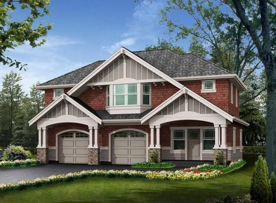 Full Rendering for House Plan #333842