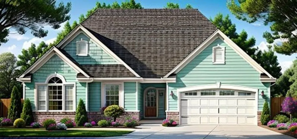 Full Rendering for House Plan #355151