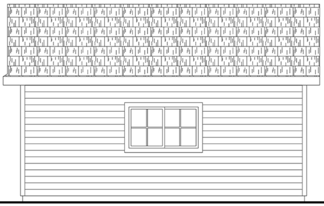 Right Elevation for House Plan #348030