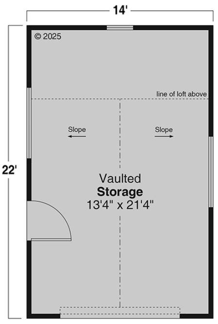 Main Floor Plan for House Plan #348030