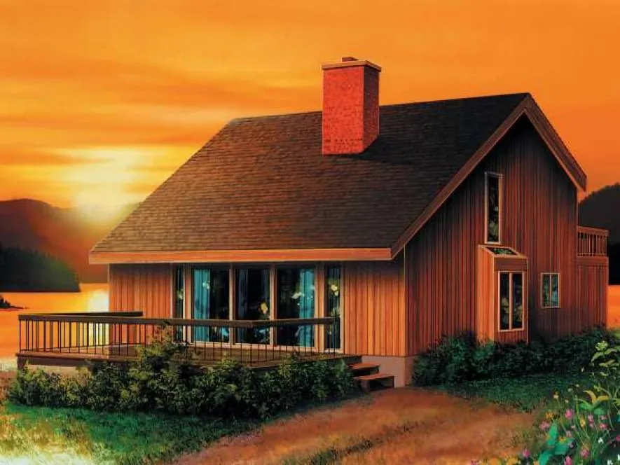 Full Rendering for House Plan #175200