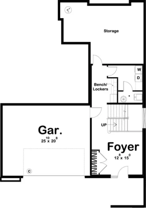 Basement Plan for House Plan #702862