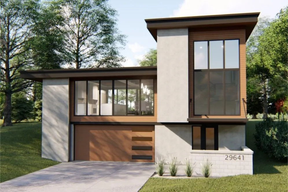 Full Rendering for House Plan #702862