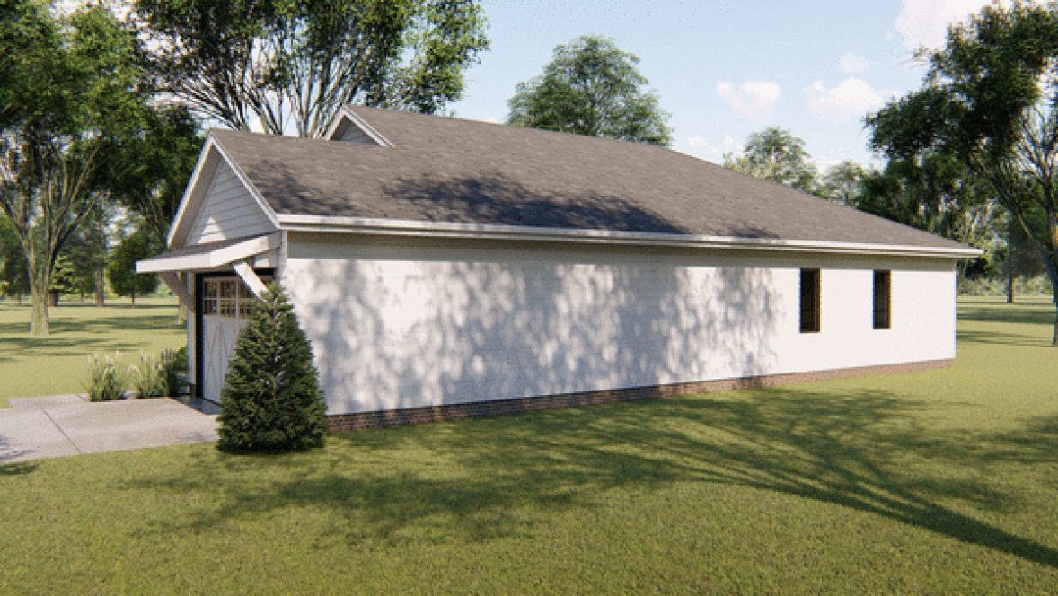 Right Elevation for House Plan #707641