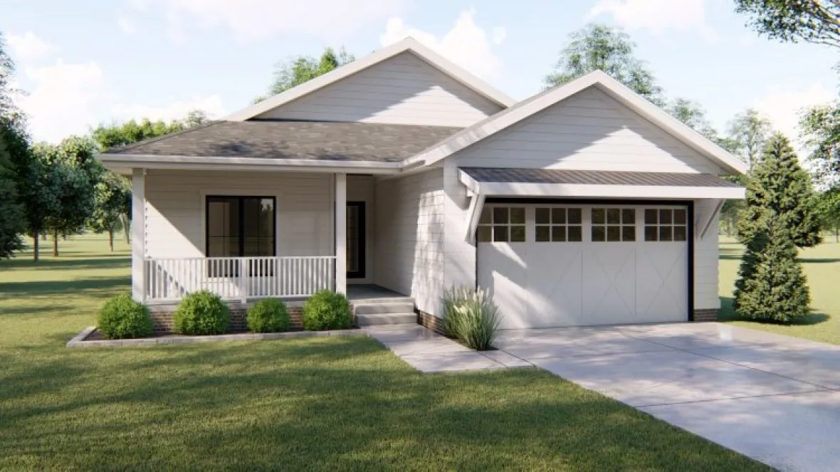 Full Rendering for House Plan #707641