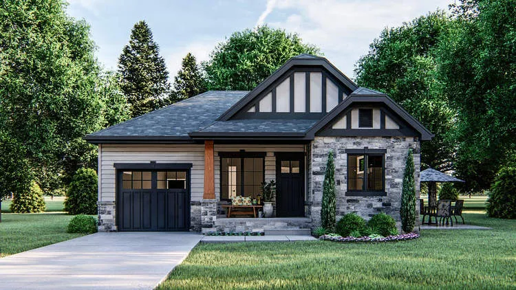 Full Rendering for House Plan #700880