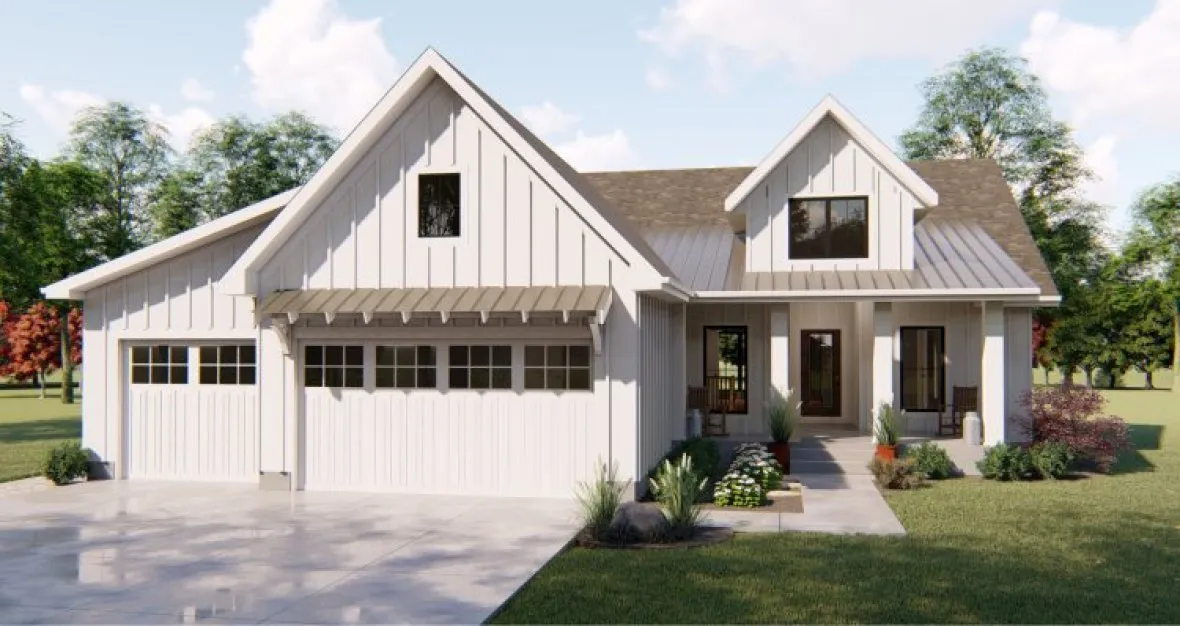 Full Rendering for House Plan #703371