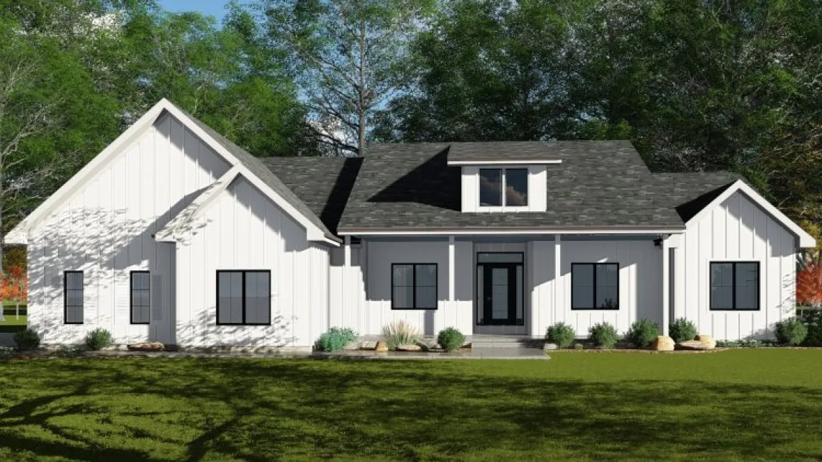 Full Rendering for House Plan #707332