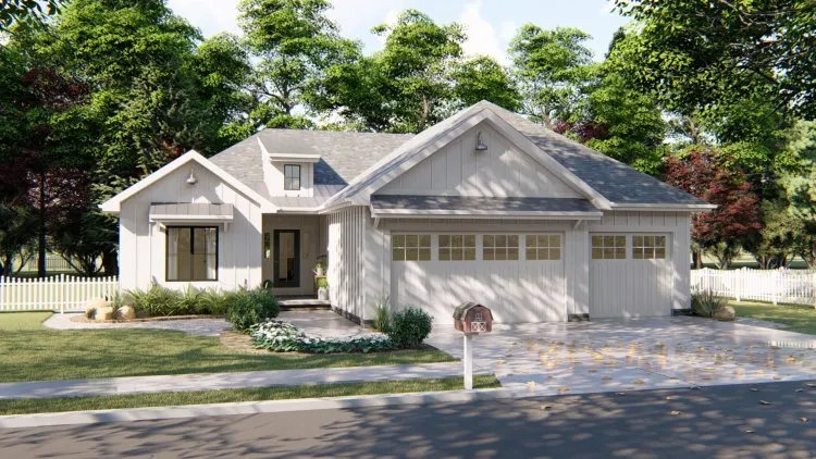 Full Rendering for House Plan #707541