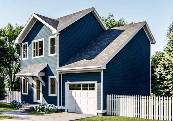 Right Elevation for House Plan #702390