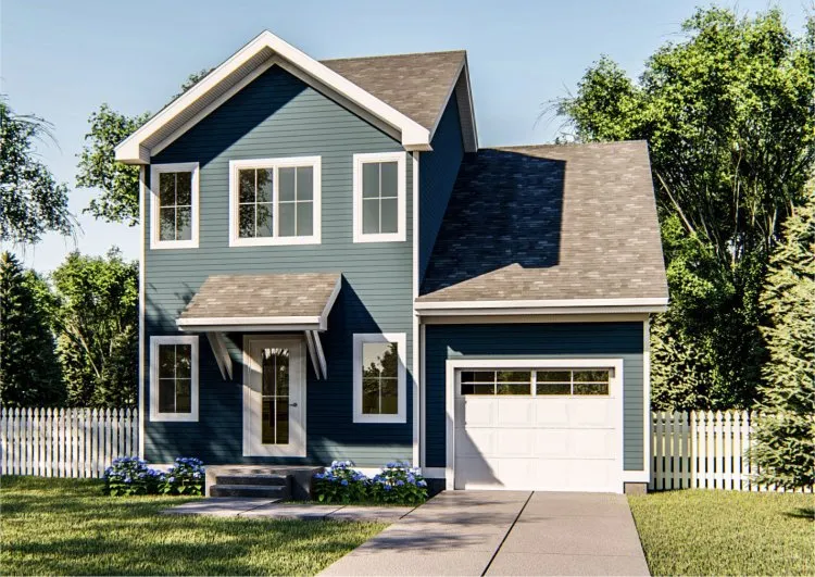 Full Rendering for House Plan #702390