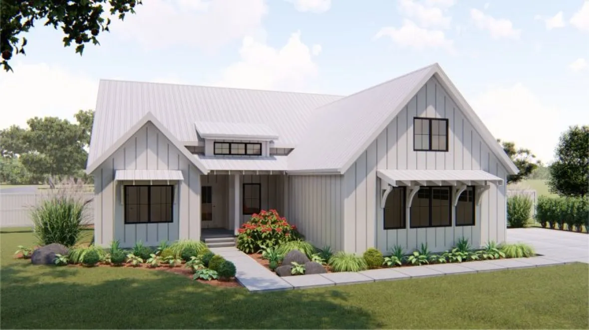 Full Rendering for House Plan #707971