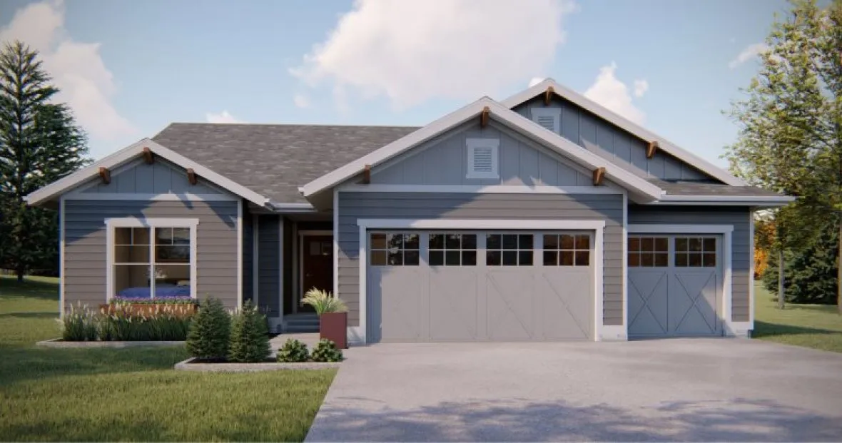 Full Rendering for House Plan #707161