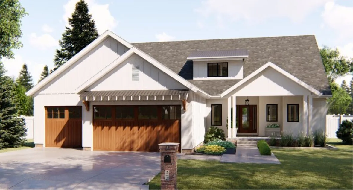 Full Rendering for House Plan #708491