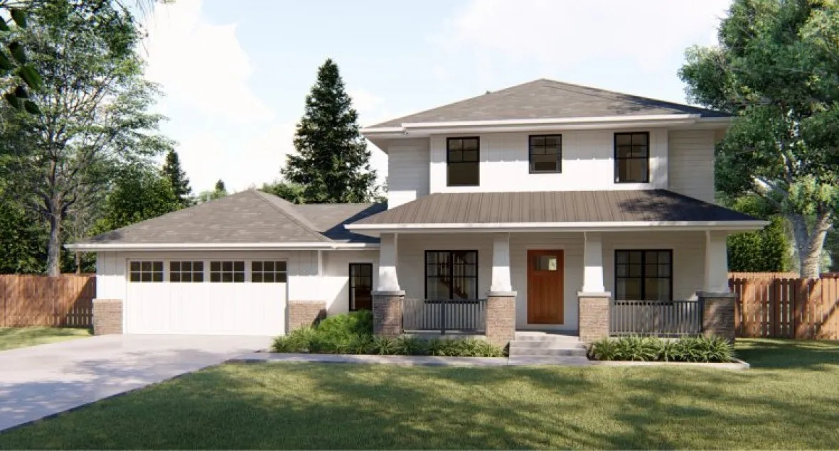 Full Rendering for House Plan #701522