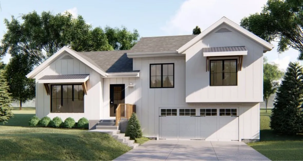 Full Rendering for House Plan #708051