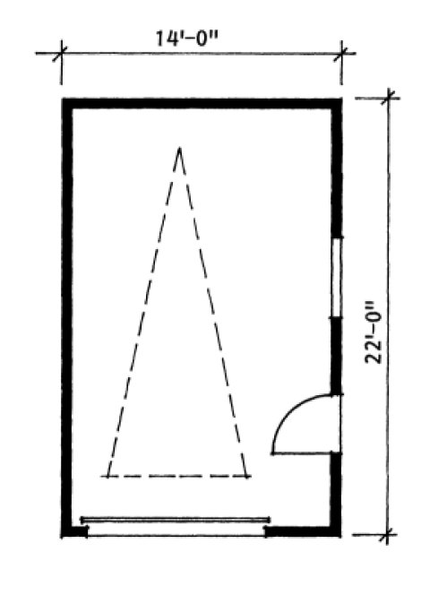 Main Floor Plan for House Plan #202015