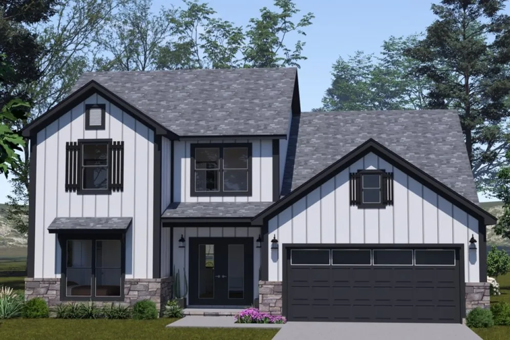 Full Rendering for House Plan #242012