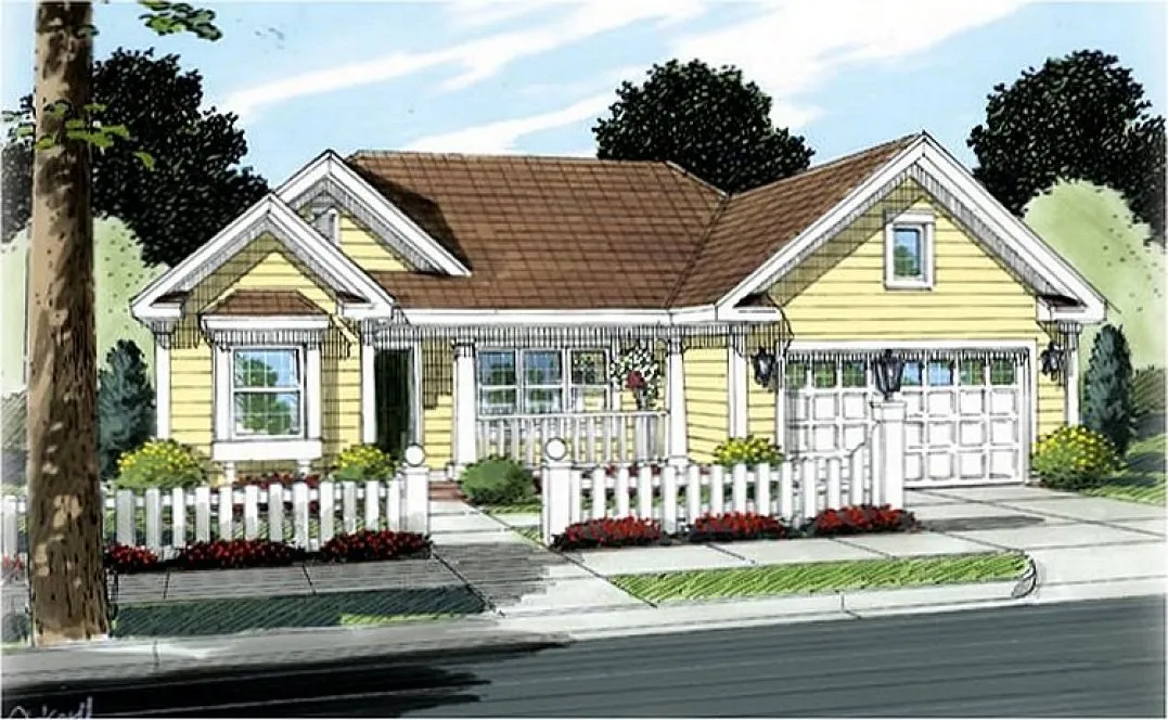 Full Rendering for House Plan #248990