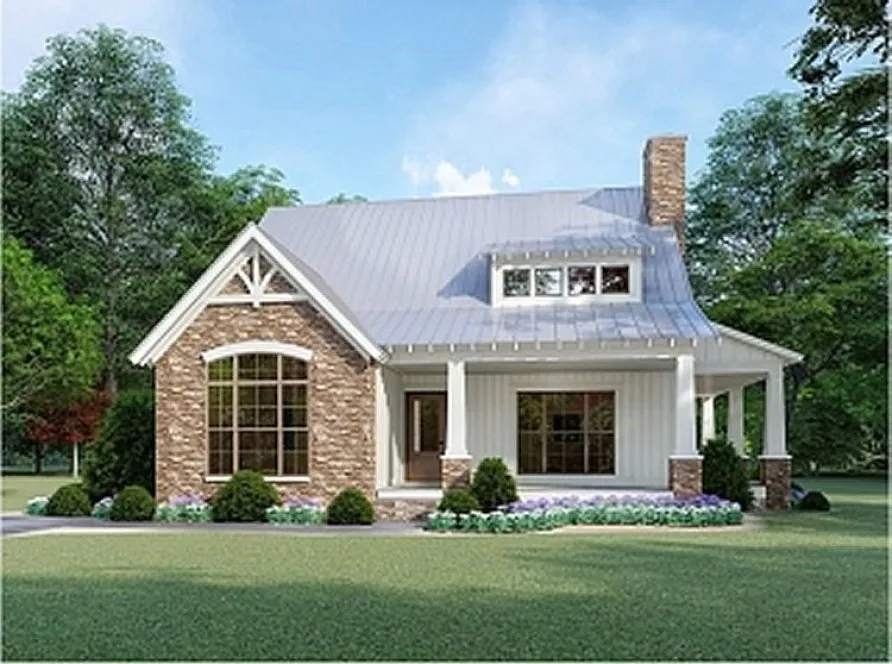 Full Rendering for House Plan #317591