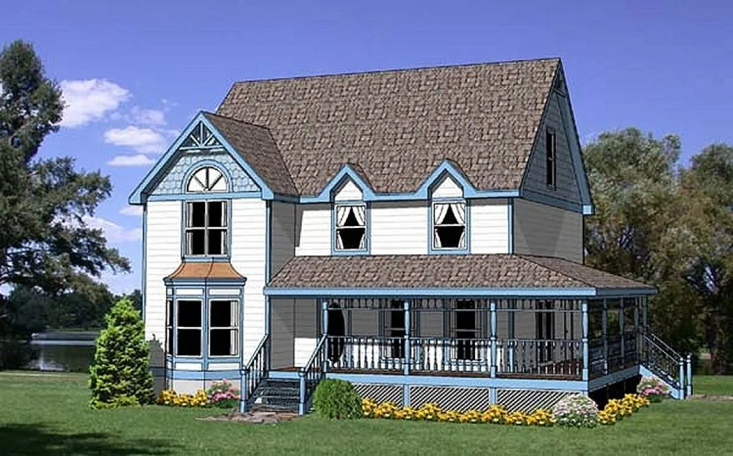 Full Rendering for House Plan #367591