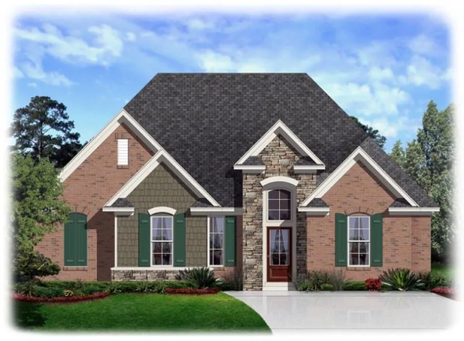 Full Rendering for House Plan #847591