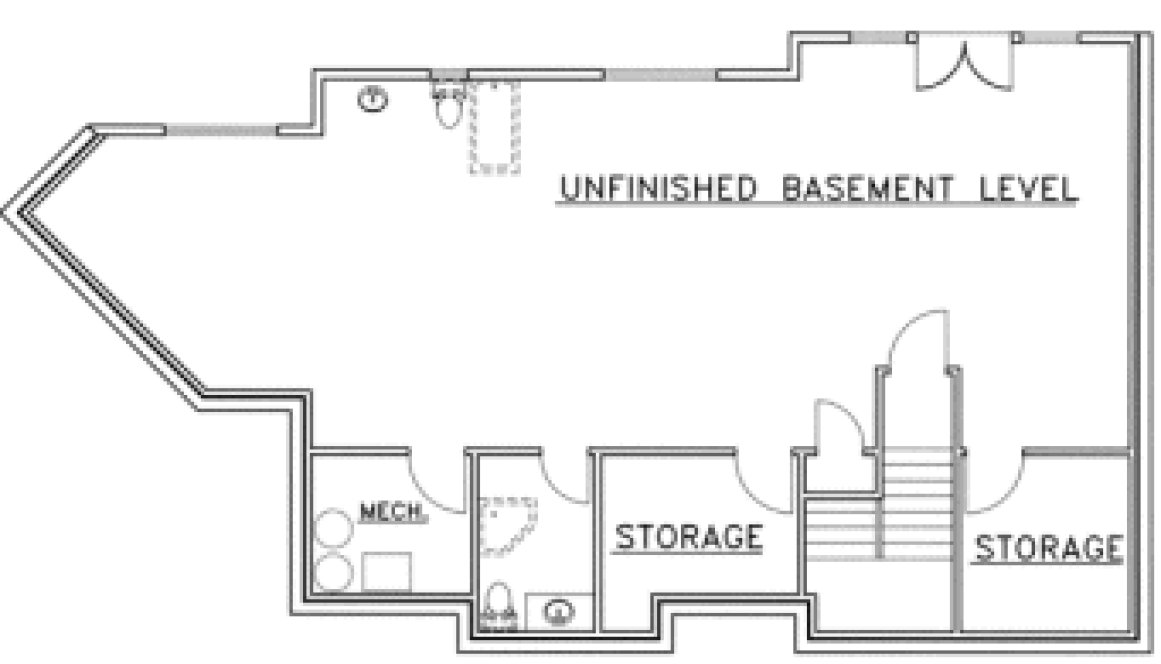 Basement Plan for House Plan #457591