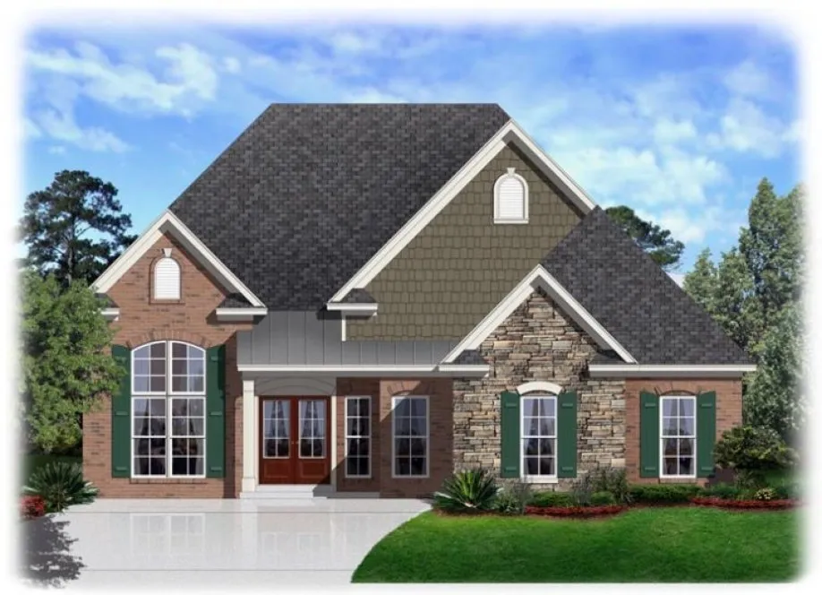 Full Rendering for House Plan #848591