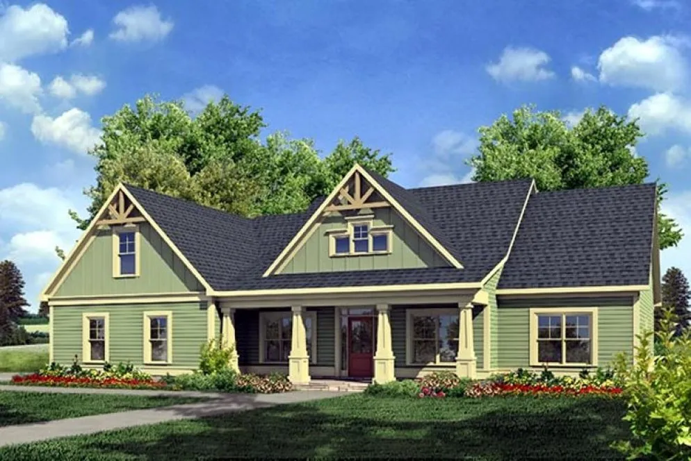 Full Rendering for House Plan #716122