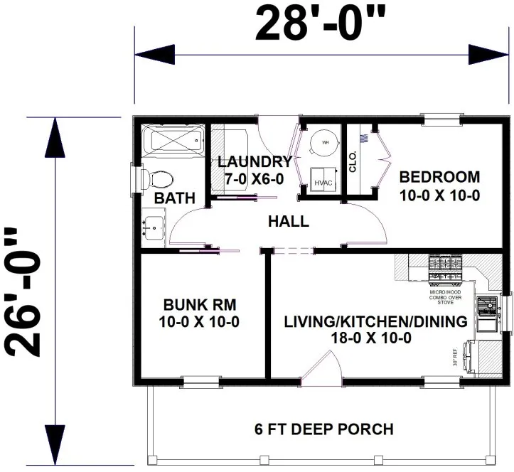 Main Floor Plan for House Plan #430650