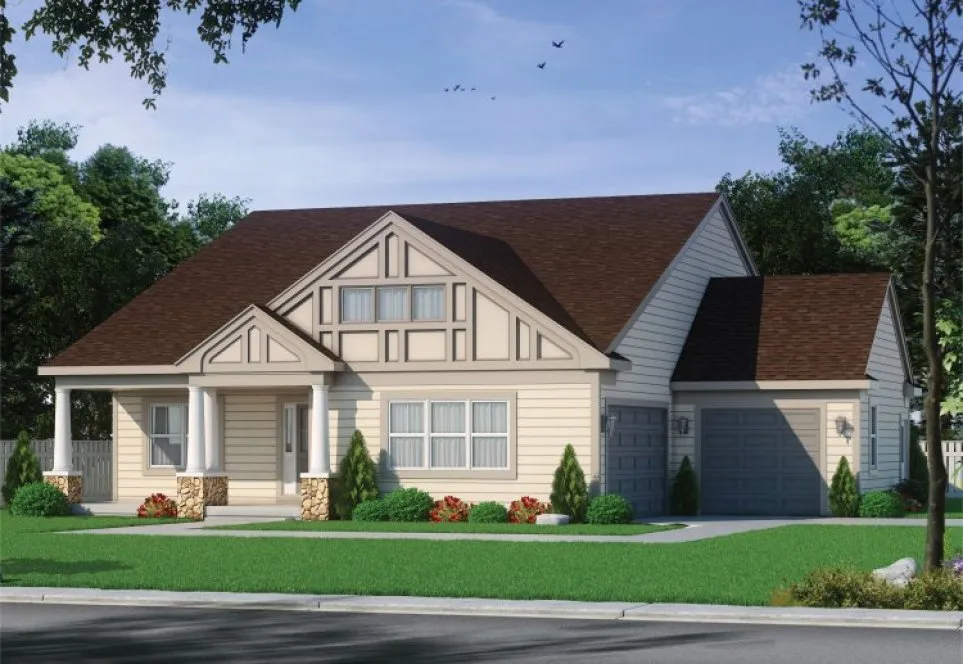 Full Rendering for House Plan #156091