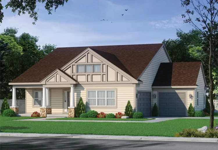 Full Rendering for House Plan #156091