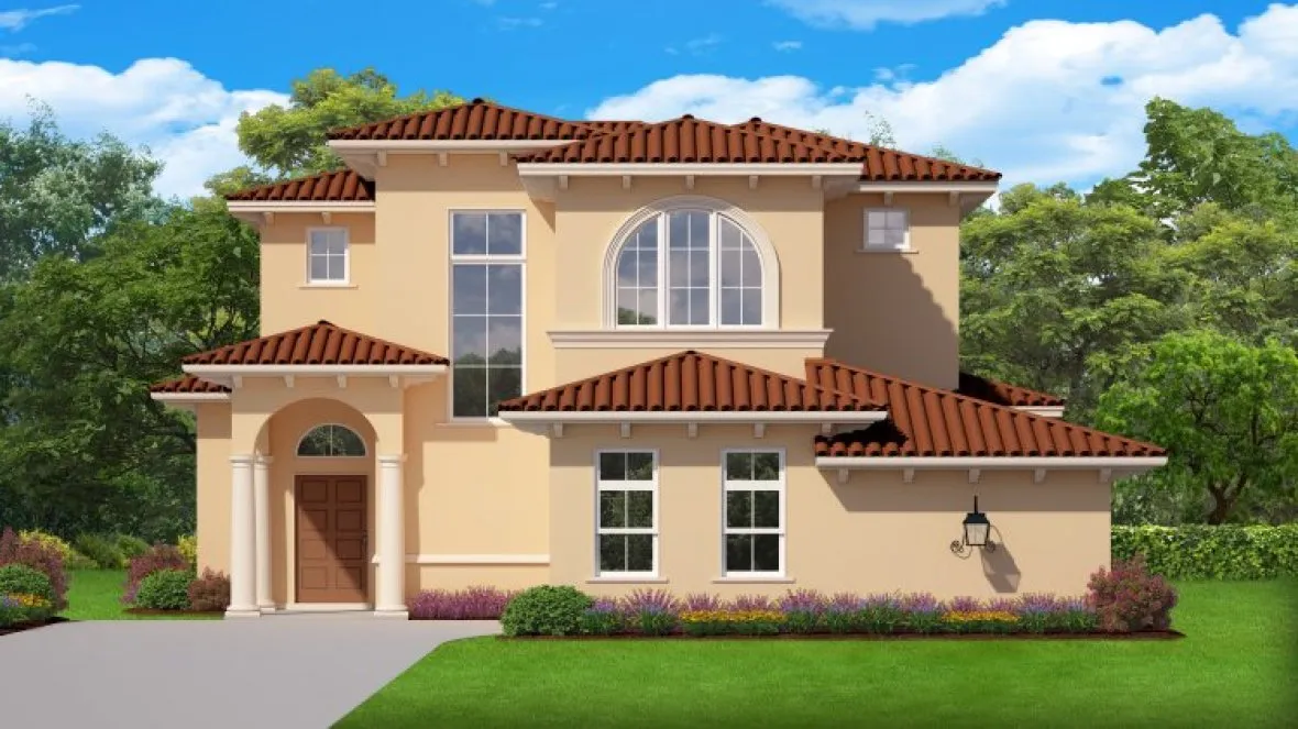 Full Rendering for House Plan #823482